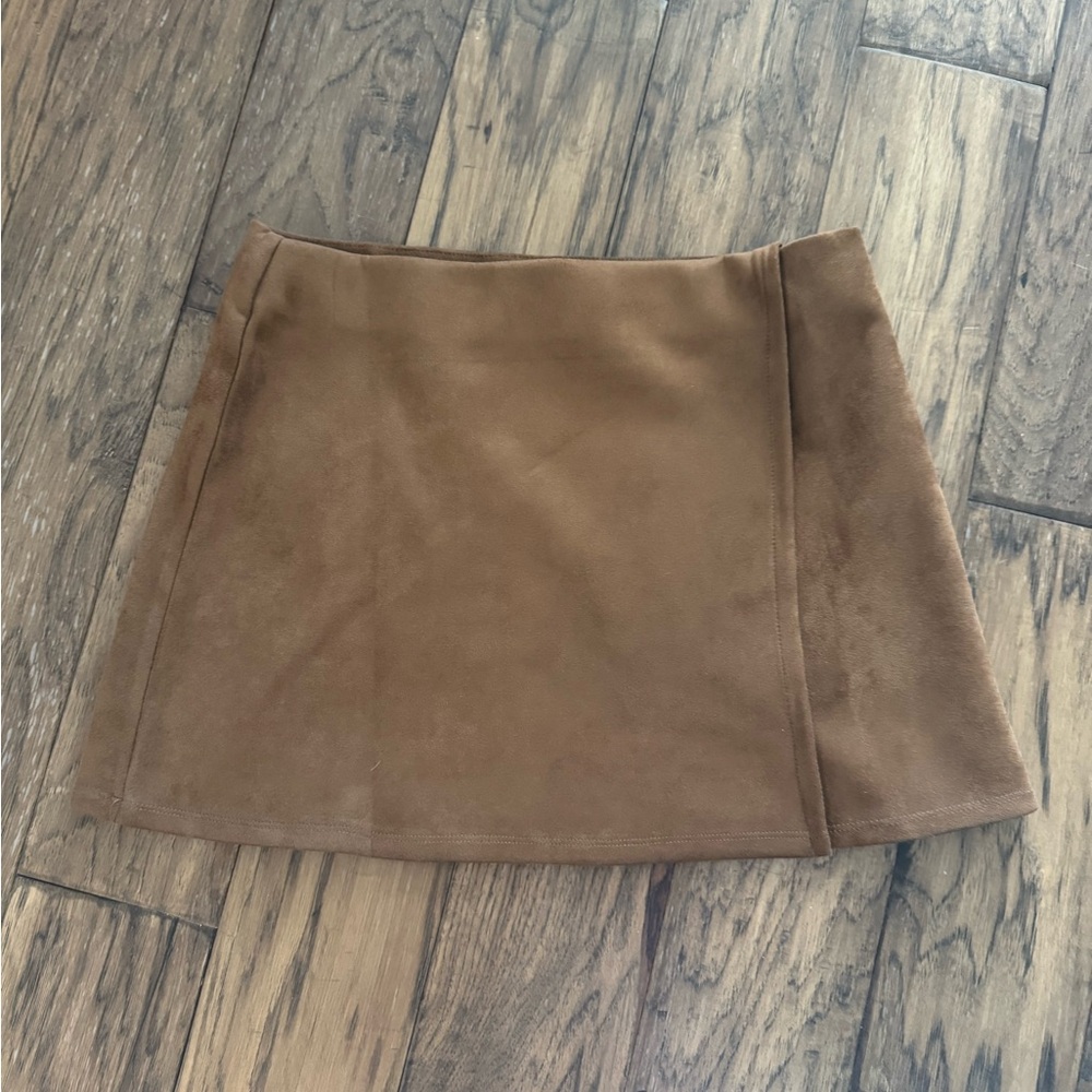 NWT Mango Brown Mini Skirt